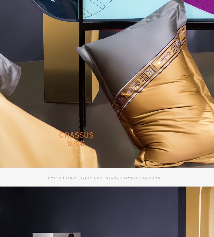 Crussus Carassure Soft 100 Thread Embroidery Four Piece Set Color Crussus Carassure Soft 100 Thread Embroidery Four Piece Set Color